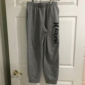 Hurley Kids Sweatpants Gray XL